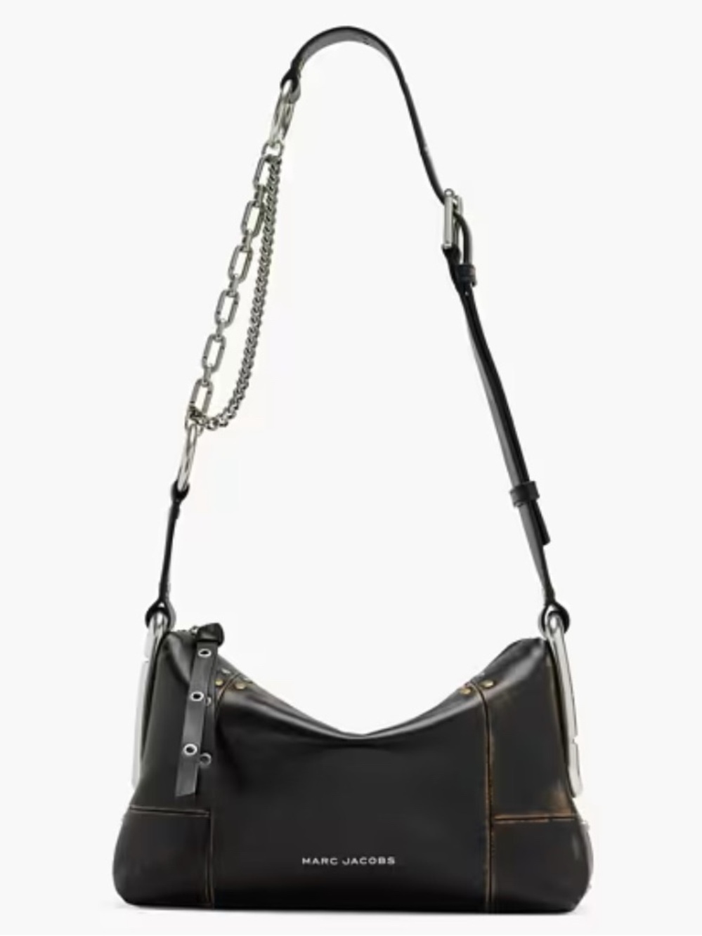 Marc Jacobs SCENE MEDIUM SHOULDER BAG IN STUDDED DISTRESSED LEATHER Sold Out‼️